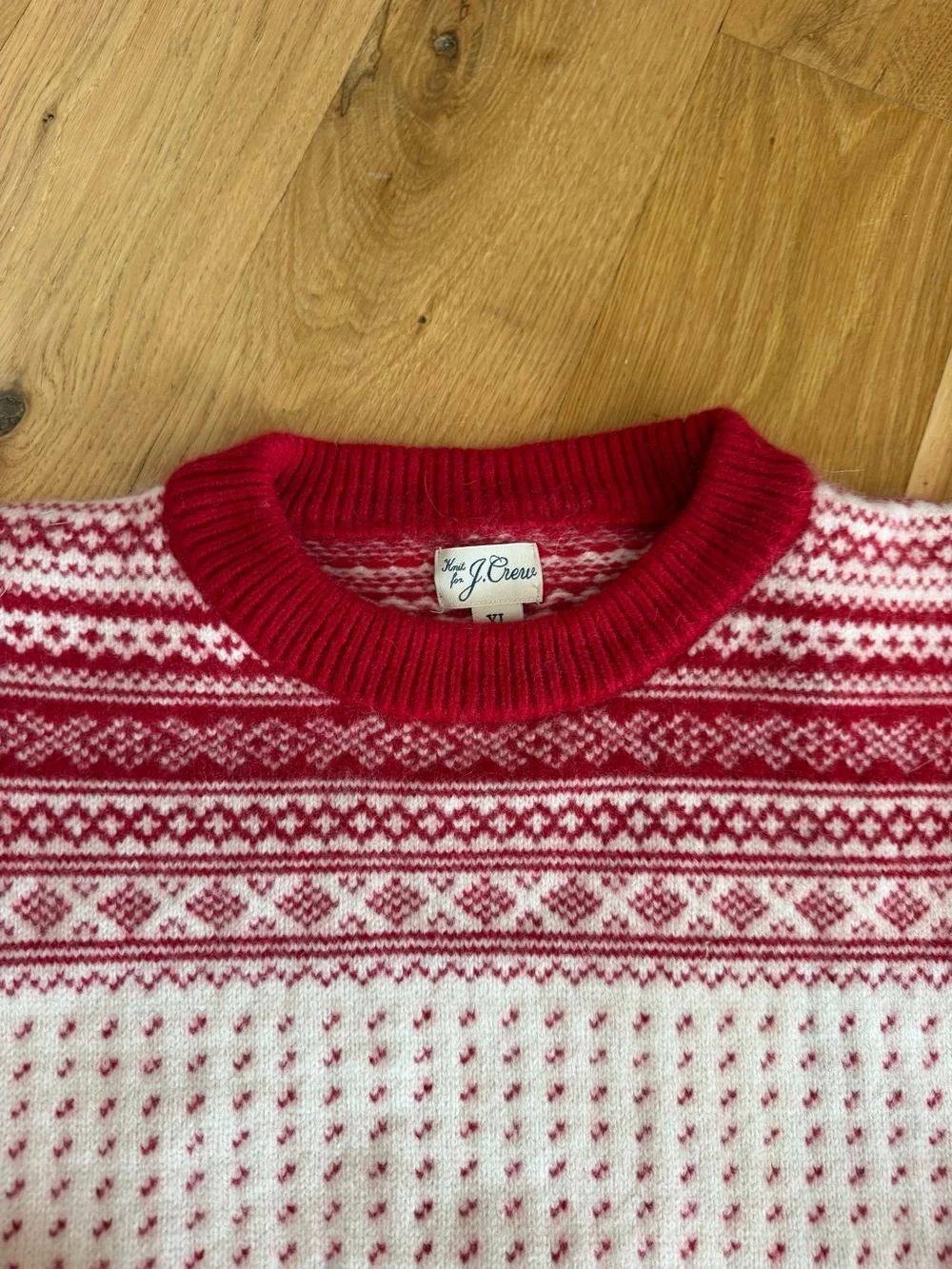 J Crew Wool Fair Isle Sweater